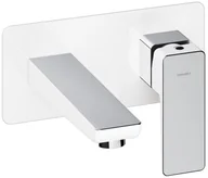 Zestawy prysznicowe - Omnires Bateria podtynkowa umywalkowa biała Saxon - miniaturka - grafika 1