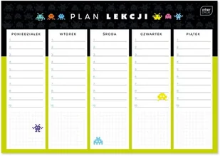 Plan Lekcji A4 BOYS Interdruk KOSMOS - Szkolne artykuły papiernicze - miniaturka - grafika 2