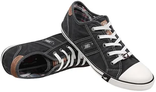 Mustang Trampki 36C0028 Czarne 1099-302-9 Schwarz 27430 - Trampki damskie - miniaturka - grafika 4