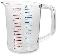 Pozostałe akcesoria kuchenne - Newell Rubbermaid Rubbermaid 1.9L kubek z miarką, przezroczysty FG321700CLR - miniaturka - grafika 1