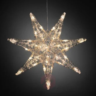 KonstSmide Siedmioramienna akrylowa Gwiazda LED Iselin - Oświetlenie świąteczne - miniaturka - grafika 3
