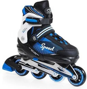 SMJ Sport sport Rolki regulowane 090A czarne r 34-37 5422 - Rolki - miniaturka - grafika 2