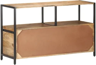 vidaXL Szafka, 110x35x65 cm, lite drewno mango 320918 - Szafki do salonu - miniaturka - grafika 4