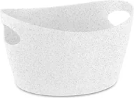 Koszyki łazienkowe - Koziol Miska Bottichelli Organic S biała - miniaturka - grafika 1