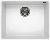 Zlewozmywaki - Elleci Quadra 105 (podwieszany) K96 Biały LKQ10596BSO - miniaturka - grafika 1