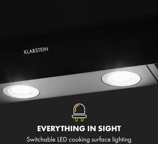 Klarstein Athena 90 Czarny (TK15-Athena90-BK) - Okapy kuchenne - miniaturka - grafika 7