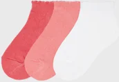 Skarpetki dla dzieci - Mayoral Moda Infantil, S:A.U. Trzypak niskich dziewczęcych skarpetek Mayoral Coral - miniaturka - grafika 1