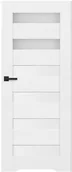 Drzwi wewnętrzne - Drzwi bezprzylgowe z podcięciem Trame 80 prawe białe SBI004041 - miniaturka - grafika 1