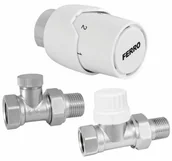 Głowice termostatyczne - FERRO Komplet termostatyczny prosty 1/2" ZTM20 - miniaturka - grafika 1