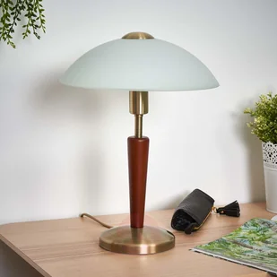Eglo Lampa stołowa Salut oksydowana orzech (87256) - Lampy stojące - miniaturka - grafika 2