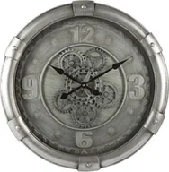 Zegary - NoName zegar ścienny Darlington 62 cm stal srebrna twm_940213 - miniaturka - grafika 1