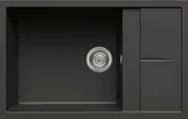 Zlewozmywaki - Elleci UNICO 310 nero G40 GRANITEK (LGU31040) - miniaturka - grafika 1