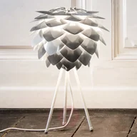 Oprawy, klosze i abażury - Vita Copenhagen Lampa Silvia mini Design - biel & srebro - miniaturka - grafika 1