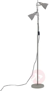 Orion Lampa podłogowa School z dwoma spotami, szara - Lampy stojące - miniaturka - grafika 2