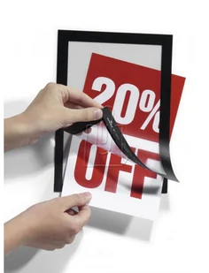 Durable rama magnetyczna Maga Frame, czarny DIN A5 489801 - Ramki na zdjęcia - miniaturka - grafika 4