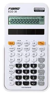 Kalkulatory - Fiamo kalkulator naukowy Eco30, 138 funkcji i wyświetlacz 10 cyfrowym, biały ECO 30 WH - miniaturka - grafika 1