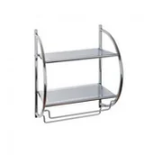 Półki łazienkowe - AWD Interior Półka łazienkowa STAL CHROMOWANA - miniaturka - grafika 1