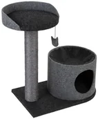 Drapaki dla kotów - Zooplus Exclusive Piccolo drapak dla kota Szaro-czarny - miniaturka - grafika 1