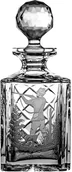 Karafki - Crystaljulia Karafka do whisky brandy grawer myśliwski 10162 10162 - miniaturka - grafika 1
