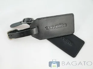 Travelite Identyfikator zawieszka do walizki 10 SKÓRA 010 czarny - Torby podróżne - miniaturka - grafika 4