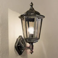 Lampy ogrodowe - ORION ORION Zewn. lampa ścienna FABIO, czarno-złota - miniaturka - grafika 1