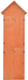 vidaXL Schowek ogrodowy, 71 x 60 x 213 cm, drewniany - Altany ogrodowe - miniaturka - grafika 7