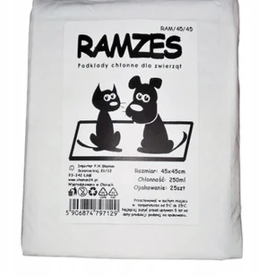 Ramzes Chłonne podkłady maty dla psa 45x45cm x 25 - Maty do nauki czystości - miniaturka - grafika 16