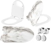 Deski sedesowe - Rea DESKA SEDESOWA CARLO LAVA MATT DUROPLAST SLIM C4620 - miniaturka - grafika 1