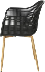 Simplet Krzesło Becker czarne/naturalne - Krzesła - miniaturka - grafika 10