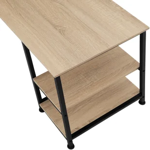 tectake Biurko narożna Hamilton - industrialny jasny 404232 - Biurka - miniaturka - grafika 3