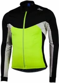 Bluzy na rower - Rogelli Koszulka długi rękaw Rogelli RECCO 2.0 żółta 494852 - miniaturka - grafika 1