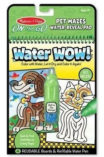 Melissa&Doug malowanka wodna Labirynty - Zabawki kreatywne - miniaturka - grafika 2