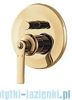 Omnires Armance kompletny łazienkowy system podtynkowy złoty SYSAM20GL | - Słuchawki prysznicowe - miniaturka - grafika 4
