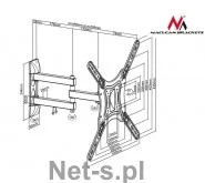 Maclean mc-701 - Uchwyty do telewizora - miniaturka - grafika 2