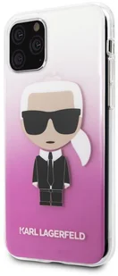 Karl Lagerfeld Iconic Karl Gradient Etui iPhone 11 Pro (różowy) KLHCN58TRDFKPI - Etui i futerały do telefonów - miniaturka - grafika 2