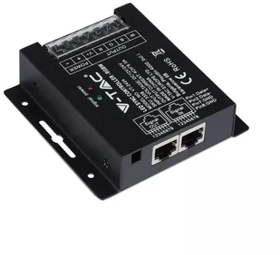 V-TAC Sterownik Taśm LED RGBW Radiowy 12V/24V 288W/576W RJ45 VT-2424 - Akcesoria do oświetlenia - miniaturka - grafika 6