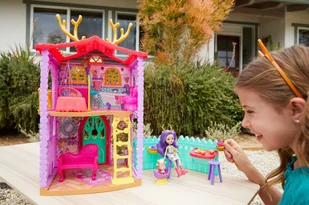 Mattel Enchantimals Zestaw Mały Domek Jelonków + lalka GYJ18 GYJ18 - Domki dla lalek - miniaturka - grafika 3