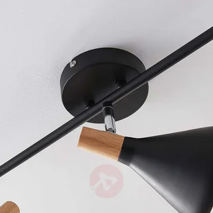 Lampenwelt com Lampa sufitowa LED Arina w stylu skandynawskim - Lampy sufitowe - miniaturka - grafika 5