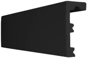 Sztukateria - HOME AND ME Listwa karniszowa LK-1 z polimeru czarna 10 x 200 cm DMS - miniaturka - grafika 1
