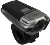 Lampki rowerowe - Author Lampka przednia Solaris 300lm USB czarna, na kask, kierownicę, adapter GoPro - miniaturka - grafika 1