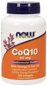 Witaminy i minerały dla sportowców - Now Foods NOW CoQ10 60mg 120caps - miniaturka - grafika 1