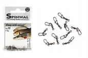 Inne akcesoria dla wędkarzy - Wytrzymałe Agrafki Z Krętlikiem Spinwal SWS18/7kg - miniaturka - grafika 1