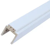 Ościeżnice - Belka ościeżnicy regulowana 80-100 mm 90 biała IND19_AC0326W - miniaturka - grafika 1