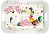 Tace i patery - Nuova Cer R2S Taca z uchwytami 33x47cm R2S Nostalgie kogut 401 FERM - miniaturka - grafika 1