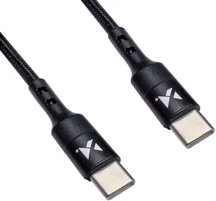 Wozinsky kabel przewód USB Typ C - USB Typ C Power Delivery 18W 1m czarny (WUC-PD-CC1B) - Kable USB - miniaturka - grafika 2