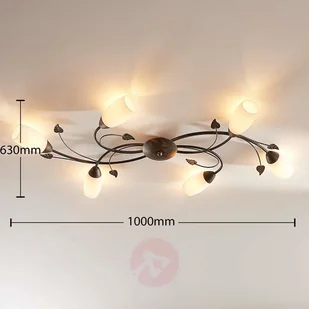 Lampenwelt com Lampa sufitowa LED Stefania, ściemniana - Lampy sufitowe - miniaturka - grafika 3