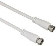 Kable - Hama Kabel antenowy Wtyk F Wtyk F 90dB 1.5 m Biały (S2PGGY-392) - miniaturka - grafika 1