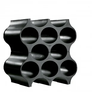 Koziol Stojak na butelki SET UP czarny - Pozostałe akcesoria kuchenne - miniaturka - grafika 2