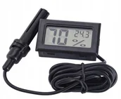 Termometry domowe - Termometr Cyfrowy Higrometr Elektroniczny z sondą - miniaturka - grafika 1