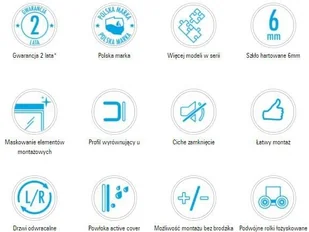 Deante Cynia 100x195 profil chrom szkło transparentne KTC 010P - Ścianki i drzwi prysznicowe Deante Cynia 100x195 profil chrom szkło transparentne KTC 010P - Ścianki i drzwi prysznicowe - miniaturka - grafika 9